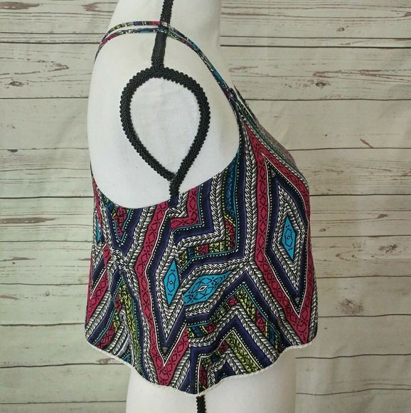 🔴 Mossimo Supply Co. Womens Racerback Crop Top S - Picture 7 of 8